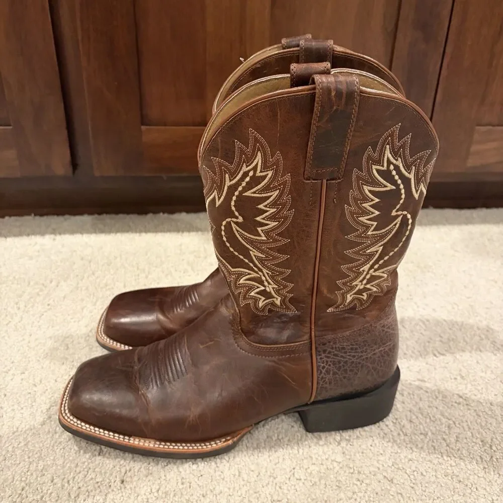 EUC Cody James Men Xero Gravity Unit Western Performance Boot Brown Size 11.5